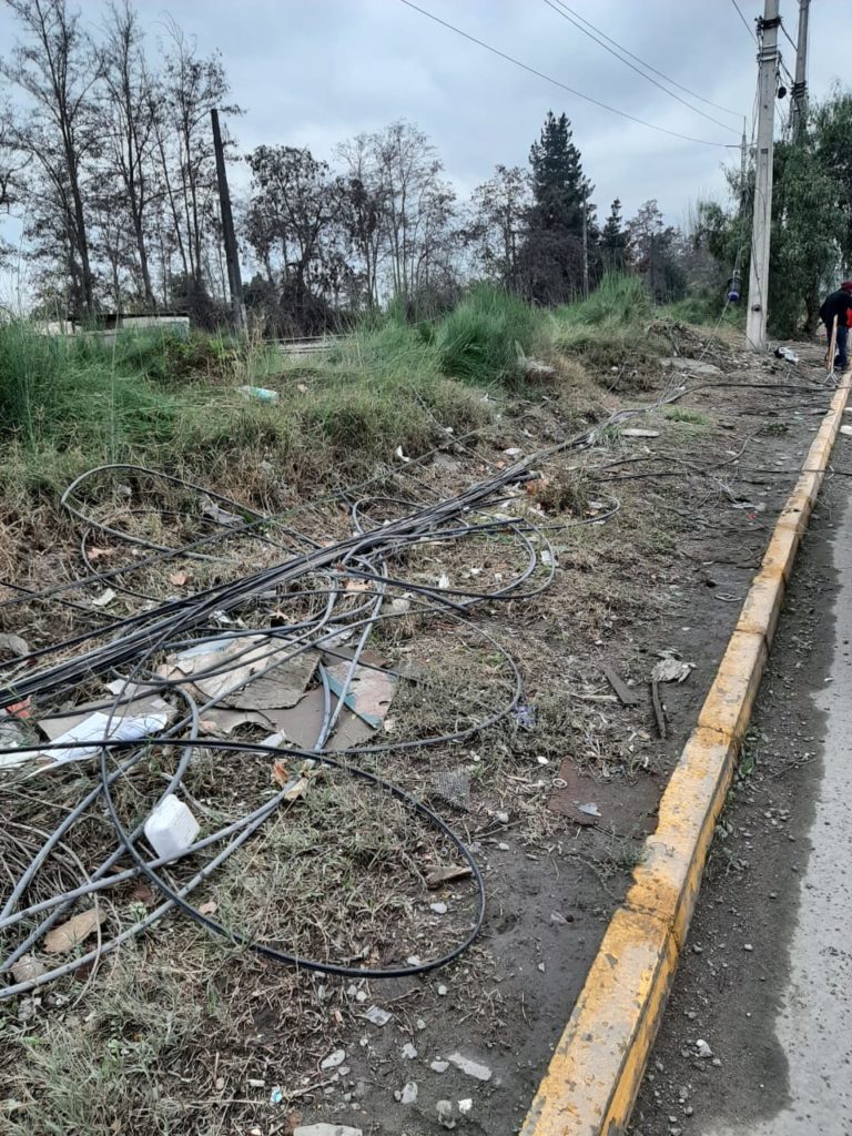 VTR informó corte de fibra óptica que afecta a 15 mil hogares y