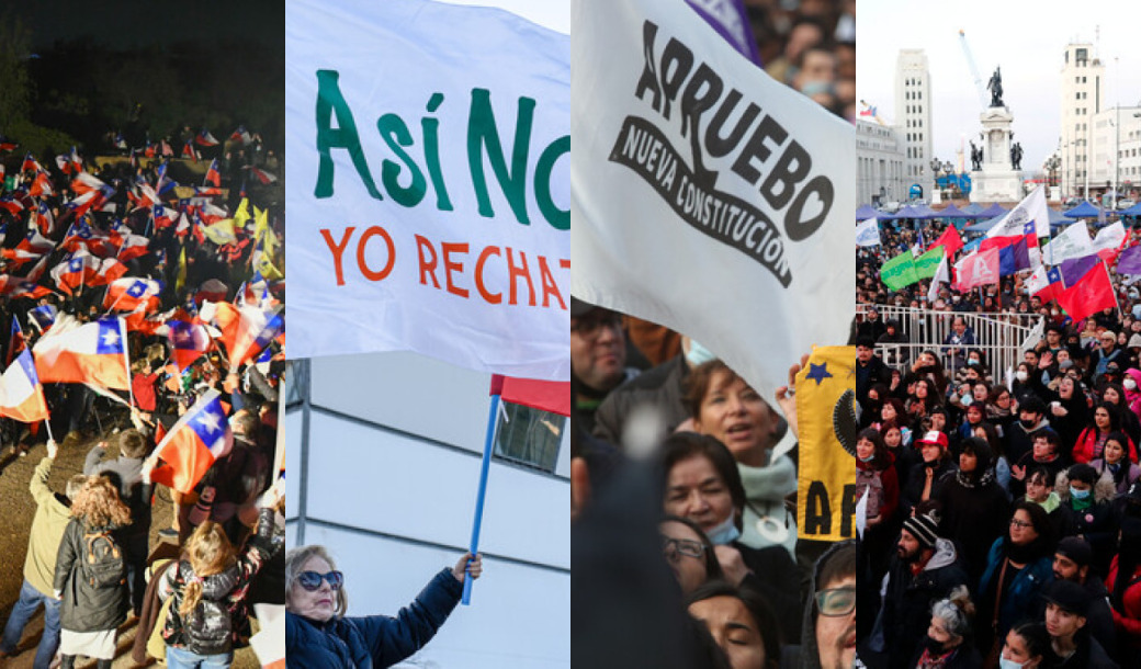 VIDEOS Apruebo y Rechazo realizan cierre de campaña