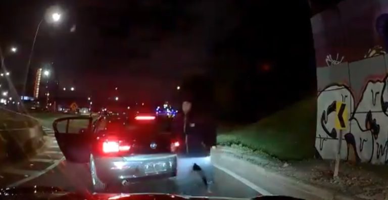 Brígido: vídeo captó un intento de robo frustrado de auto en Quilicura