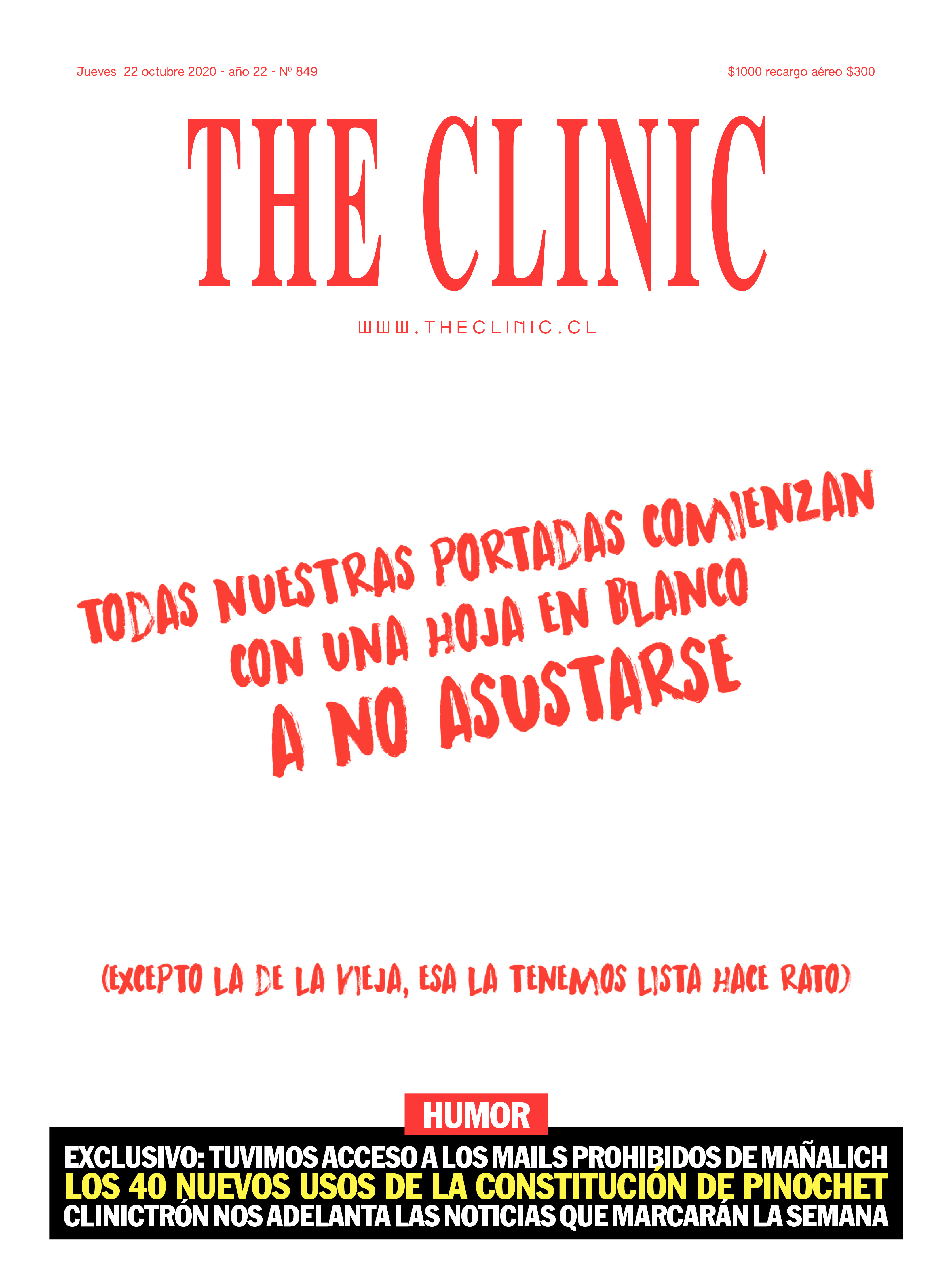 Portada The Clinic 849