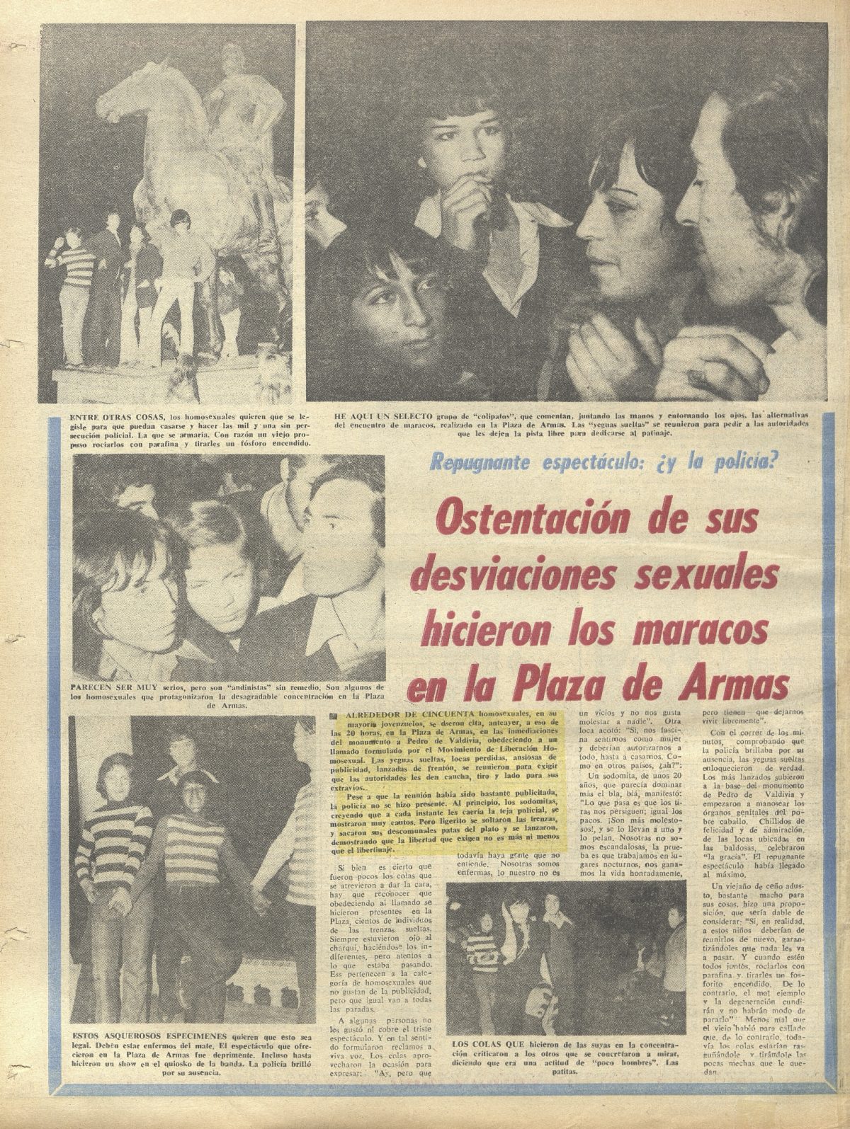 “Gritábamos que éramos libres”: Historia de la primera marcha LGBT en Chile