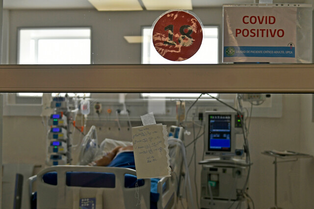 Paciente internado por caso positivo de Covid-19