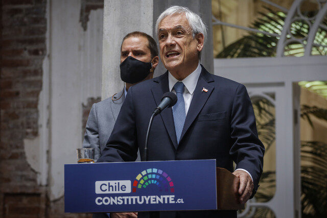 El presidente Sebastián Piñera presenta el Palacio Pereira como sede de trabajo de la Convención Constitucional.