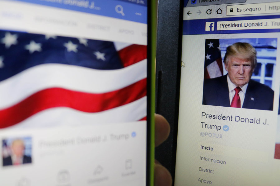 Donald Trump y baneo en Facebook