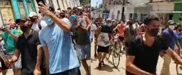 Inusual y masiva protesta en Cuba