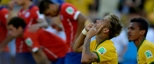 Lanzamientos penales entre Chile y Brasil en la copa del mundo de 2014