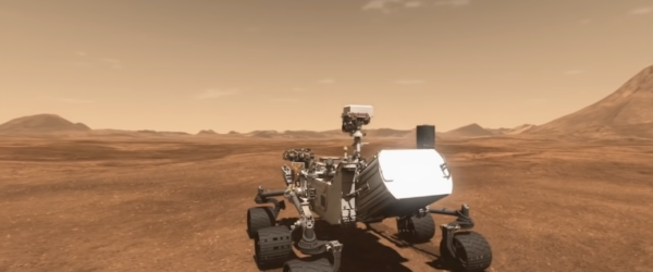 El rover Curiosity de la NASA en Marte