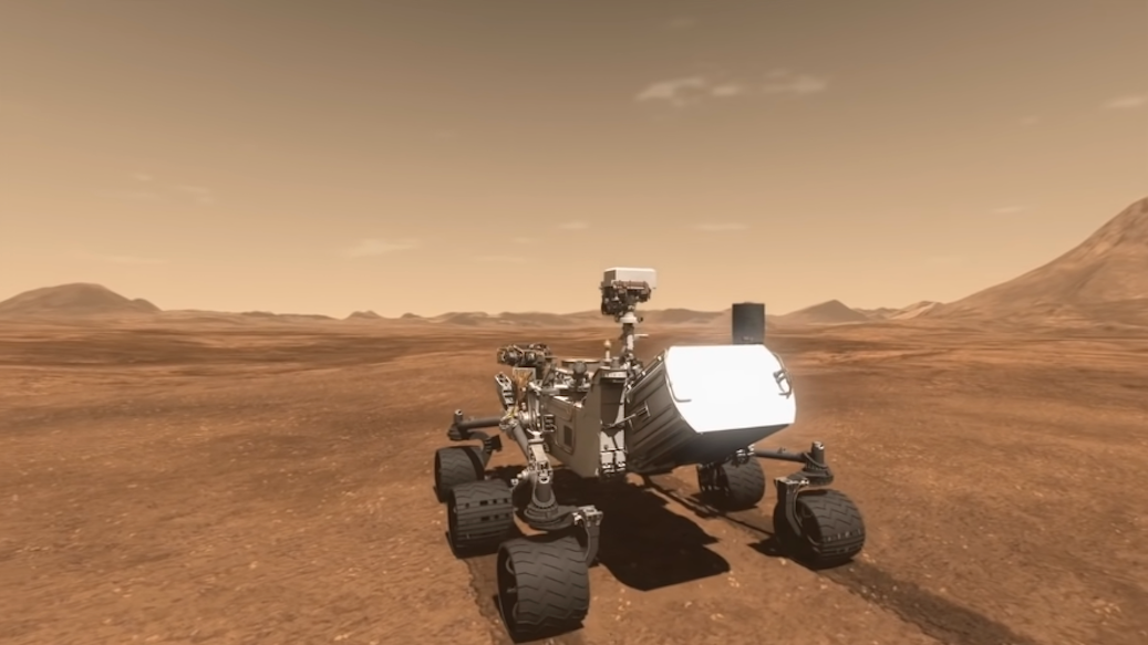 El rover Curiosity de la NASA en Marte