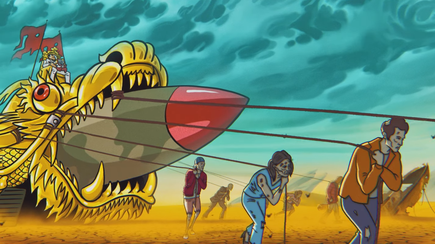 Iron Maiden lanzó una nueva canción junto a un video clip animado.