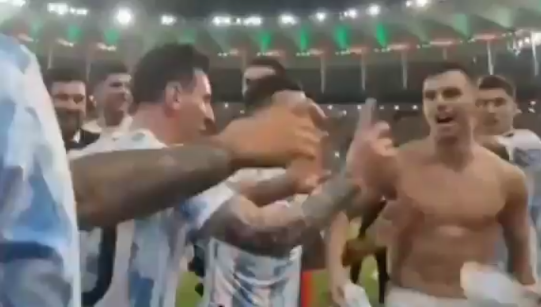 Lionel Messi le paró los carros a Rodrigo de Paul por burlarse de brasileños