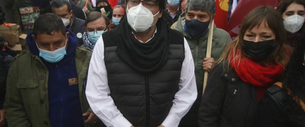 El precandidato presidencial Daniel Jadue (PC)
