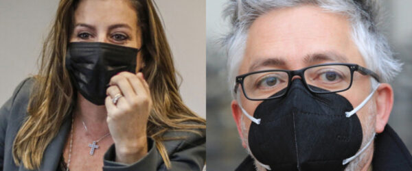Teresa Marinovic y Jorge Baradit
