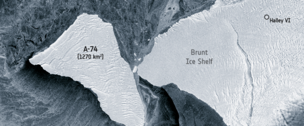 Iceberg gigante estuvo cerca de colisionar con la Antártida