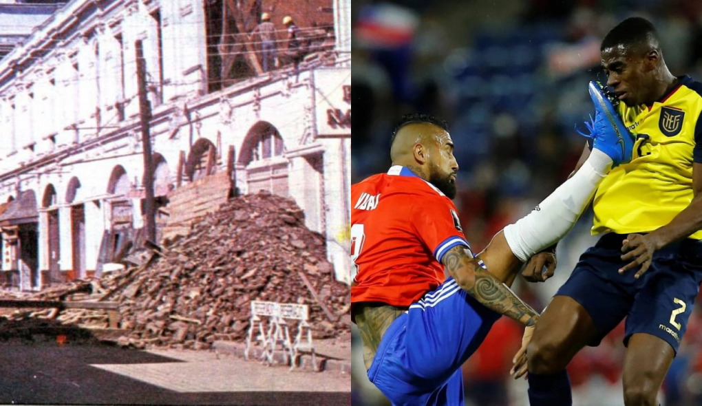 Hilo de Twitter sobre terremotos como escenas icónicas del fútbol