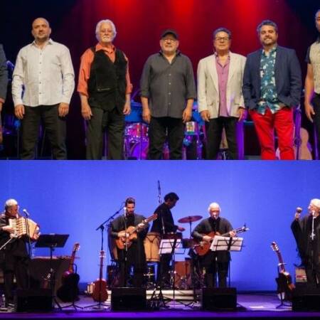 En la imagen superior, Inti-Illimani Histórico. En la inferior, Quilapayún.. Ambos se presentan en el Lollapalooza