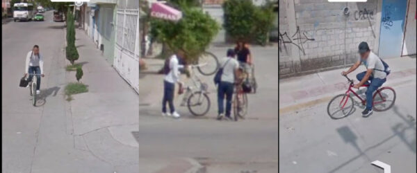 ¿Flechazo de San Valentín? Usuarios destacan divertido encuentro entre ciclistas capturado en Google Maps