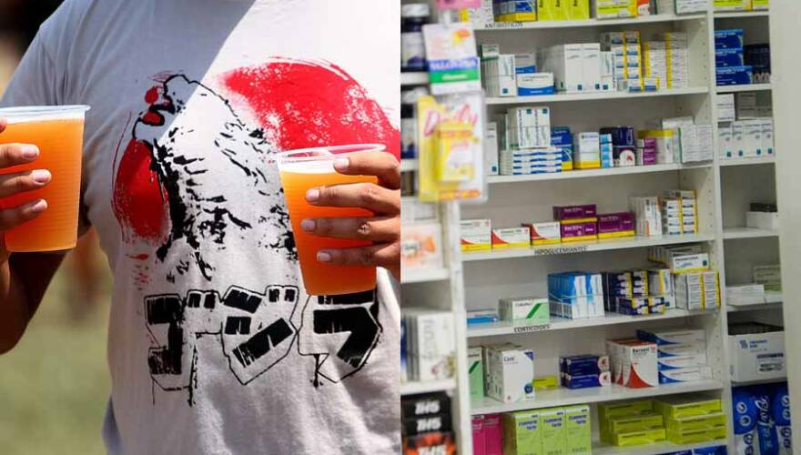 El hilo que reúne lista de fármacos que no pueden mezclarse con alcohol