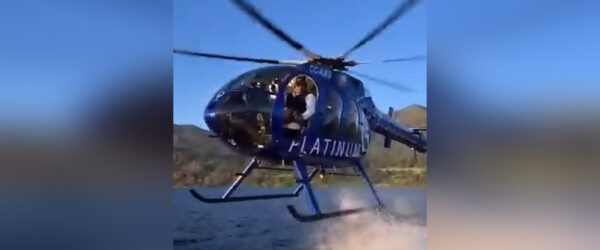 Habla piloto del helicóptero que apareció en fiesta en lanchas de Pucón