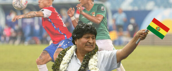 HUMOR. Evo Morales comenta la inundación del estadio del partido Chile - Bolivia