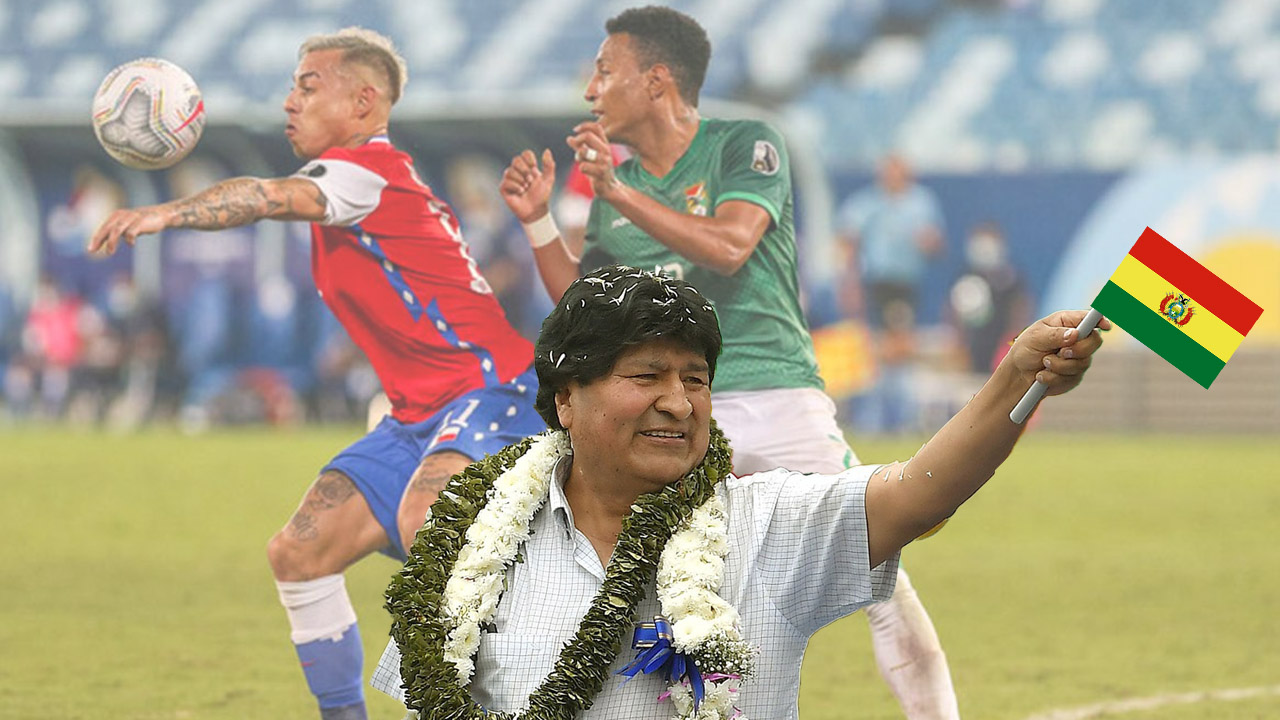 HUMOR. Evo Morales comenta la inundación del estadio del partido Chile - Bolivia