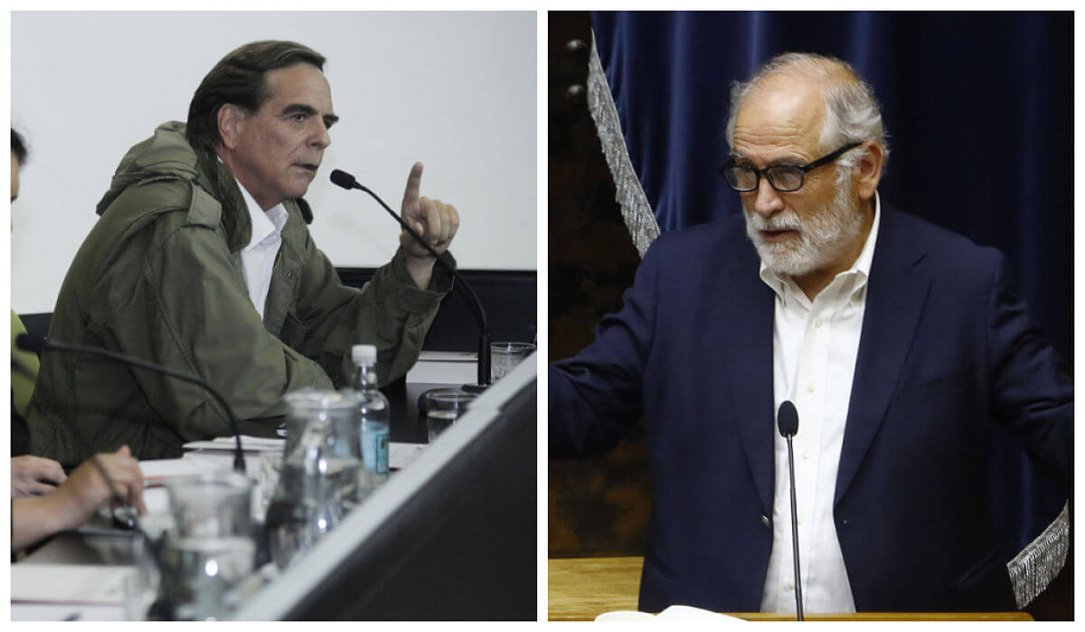 Montaje de fotos con el sacerdote Felipe Berríos a la izquierda y Carlos Montes a la derecha