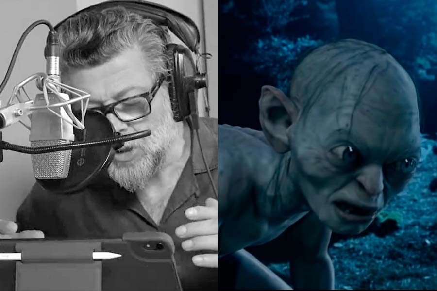 VIDEO. El increíble registro de Andy Serkis recreando a Gollum