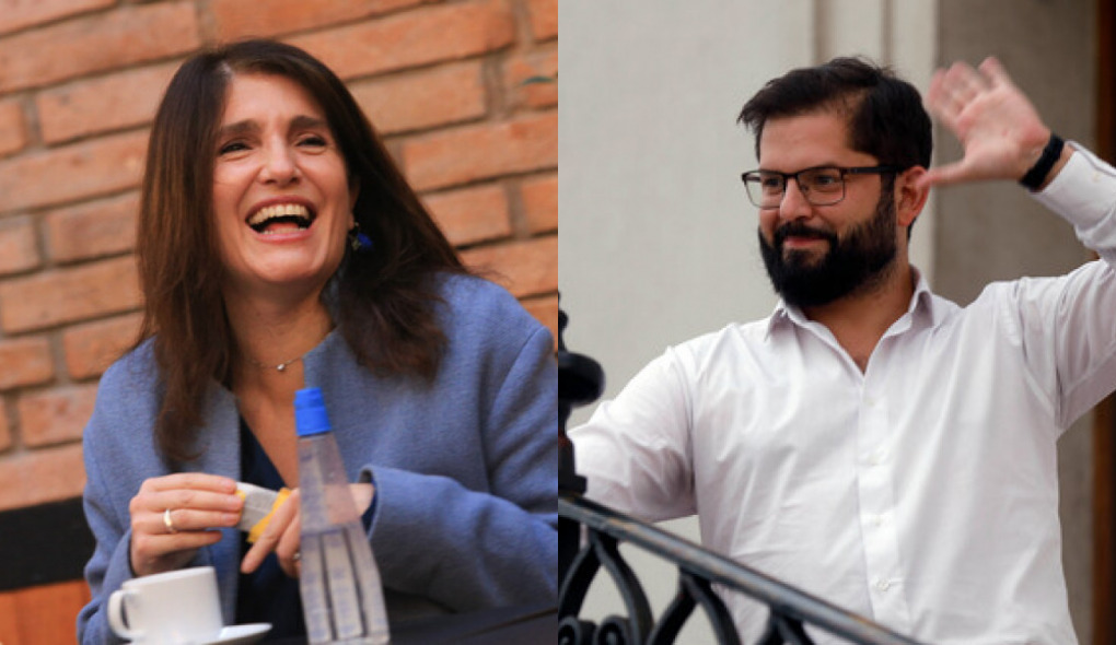 Paula Nárvaez y Gabriel Boric