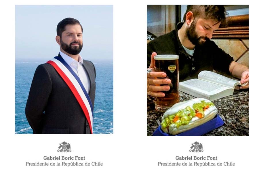 ¿Mucho Photoshop? Reacciones que dejó fotografía presidencial de Boric