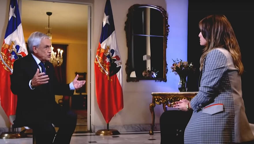 Cinco frases que dejó la entrevista de Piñera a menos de una semana de terminar su mandato