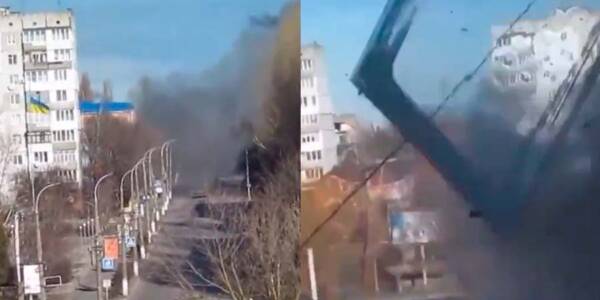 VIDEO. Un tanque dispara a un civil que se encontraba grabando
