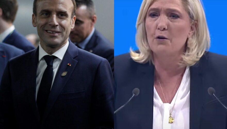 Macron y Le Pen favoritos para pasar a segunda vuelta en Francia