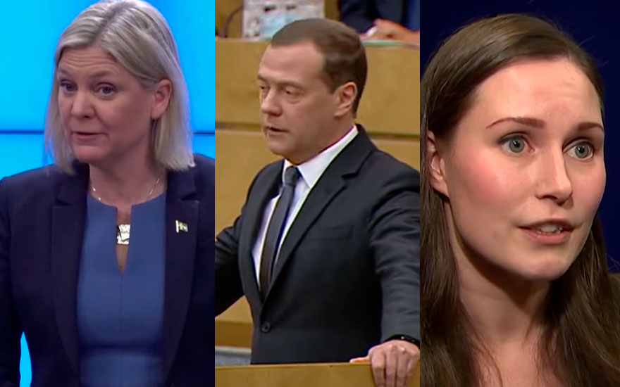 La amenaza que Rusia realizó a Suecia y Finlandia si se unen a la OTAN