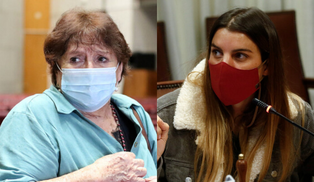 Las diputadas María Luisa Cordero y Maite Orsini