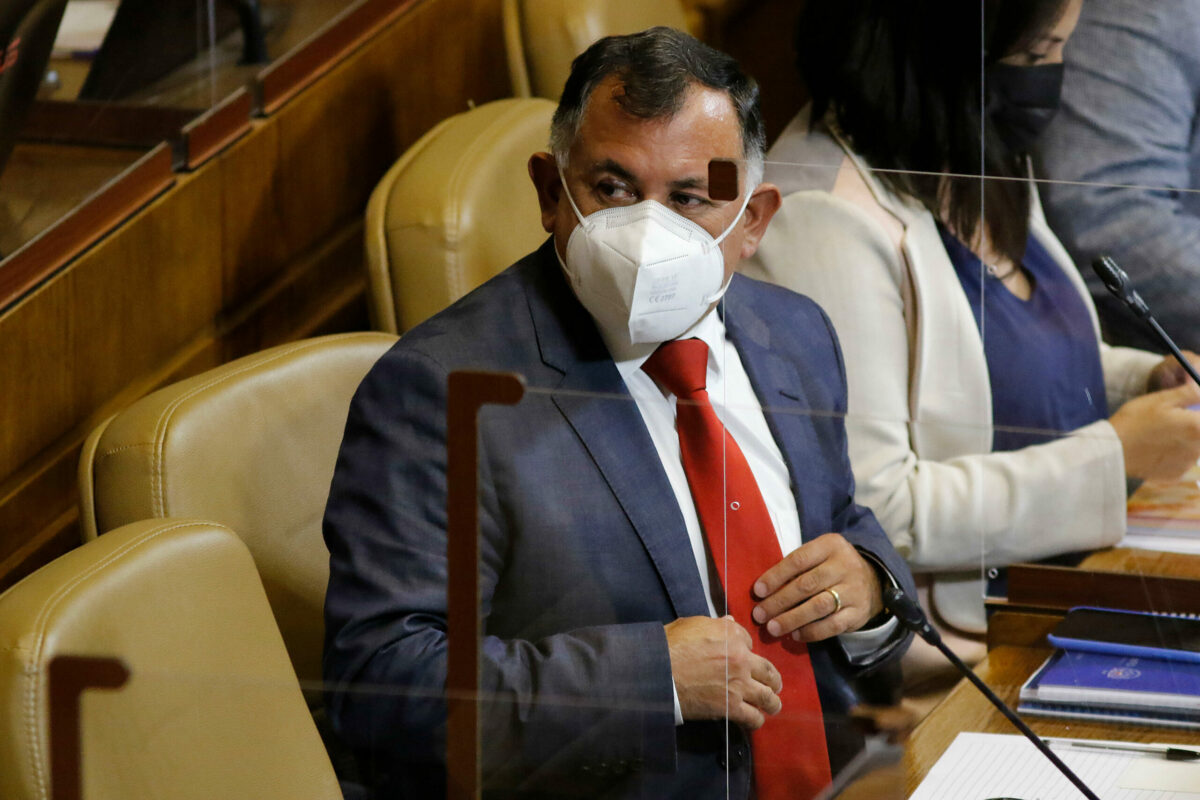 Eric Aedo, diputado DC, en el hemiciclo de la Cámara de Diputadas y Diputados