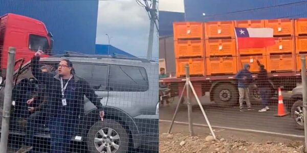 VIDEO. Viralizan cruce de funcionario de salud con camioneros por paro