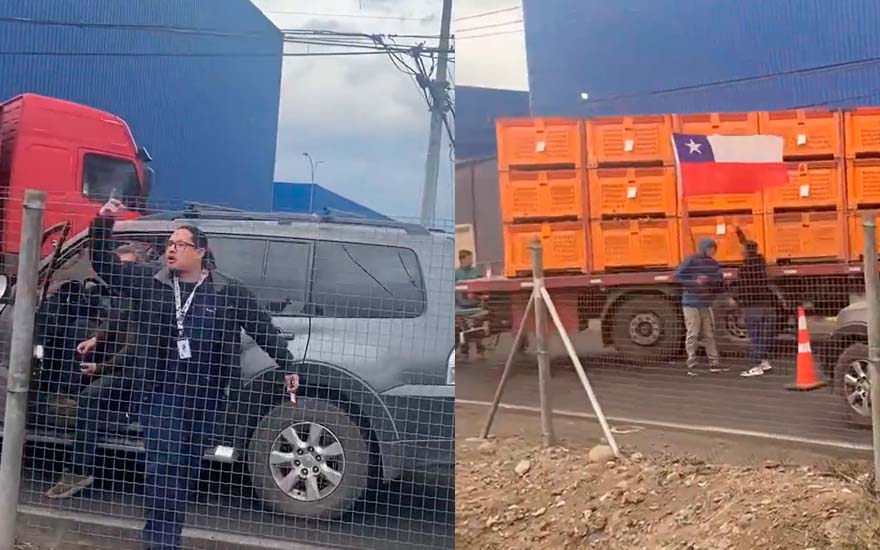 VIDEO. Viralizan cruce de funcionario de salud con camioneros por paro