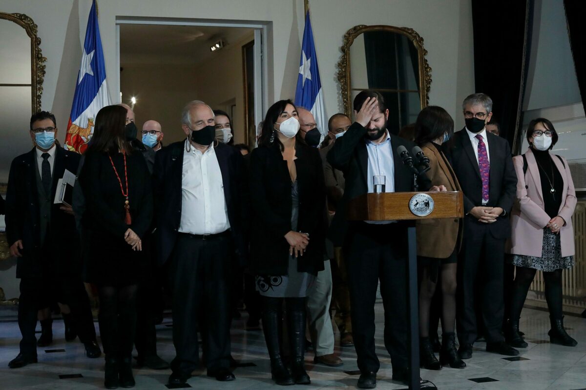 Foto del gabinete presidencial en el consejo de gabinete realizado el martes 26 de abril.