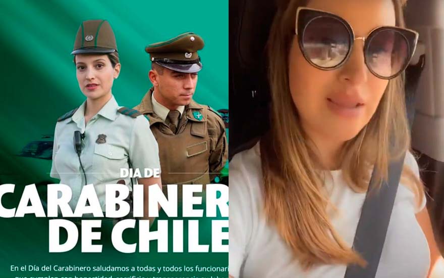El descargo de Daniela Palavecino por imagen de teleserie de Carabineros