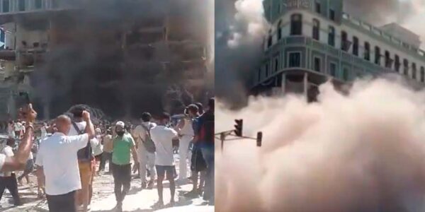 VIDEO. Los registros de explosión ocurrida en un hotel de La Habana