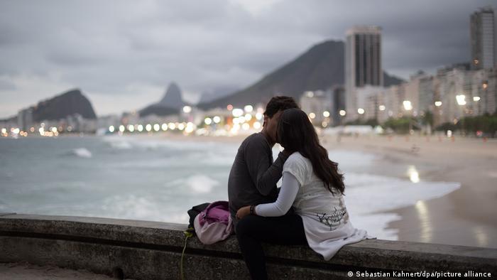 Imagen de archivo: una pareja en las playas de Río de Janeiro, Brasil