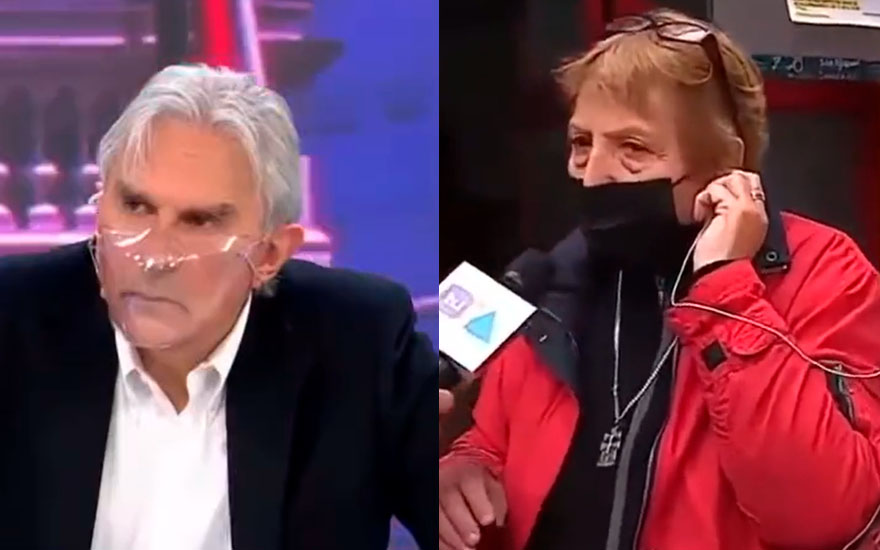 "Quería responderle a Moreira": vecina en San Miguel emplazó al senador