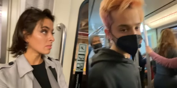 Influencer fue encarada por pasajeros del Metro por no usar mascarilla