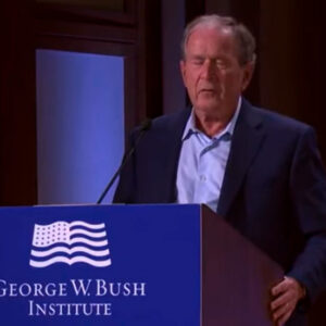 VIDEO. "Totalmente injustificada sobre Irak...": George Bush y lapsus