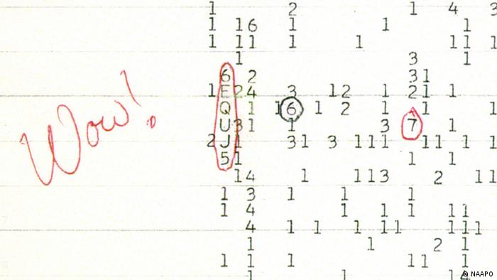 La señal "Wow!" fue observada por primera vez por Jerry Ehman con el radiotelescopio Big Ear de la Universidad Estatal de Ohio hace 43 años.