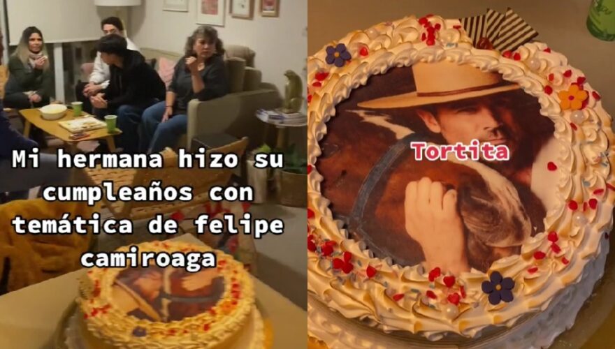 Cumpleaños con temática de Felipe Camiroaga se vuelve viral en TikTok