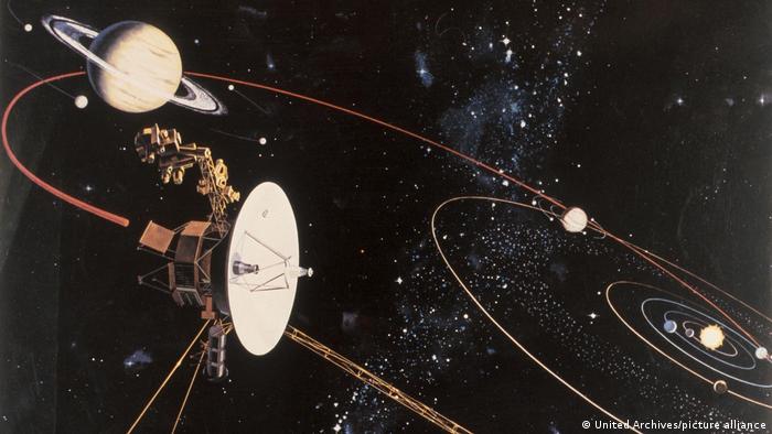 La misión Voyager 1 de la NASA se lanzó en 1977.
