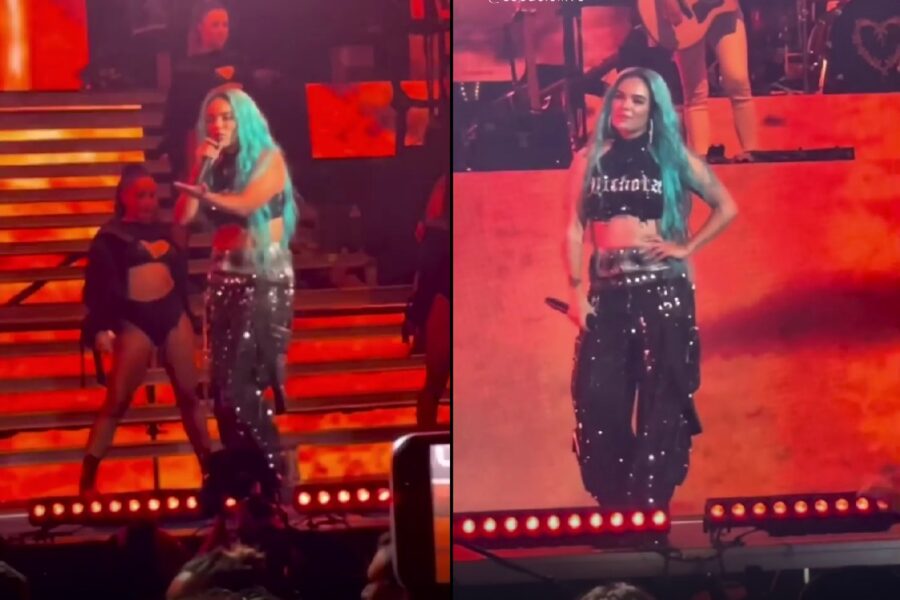 Karol G se molestó con sus fans por no bailar y estar en el celular
