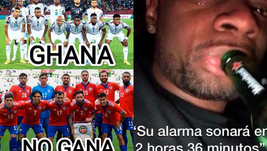 Los infaltables memes que dejó la caída de Chile ante Ghana