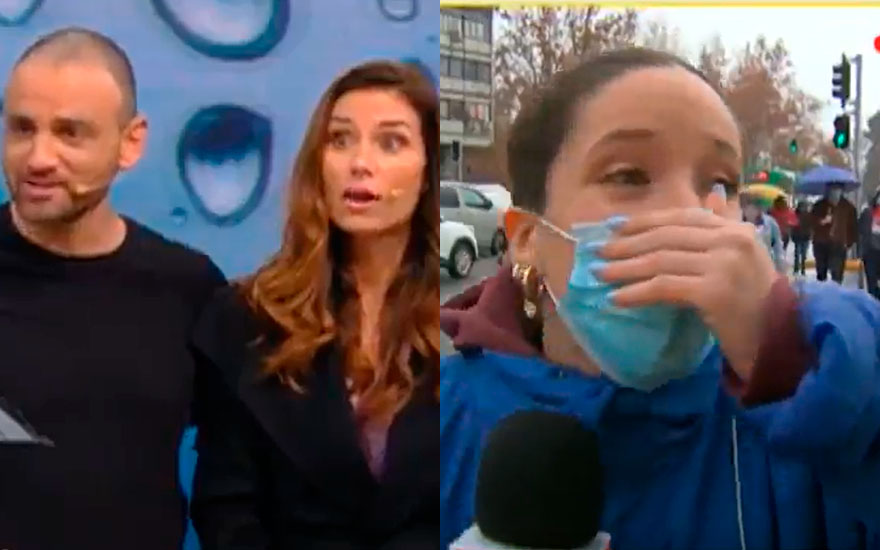 VIDEO. La "pálida" intervención que se tomó despacho de matinal en vivo