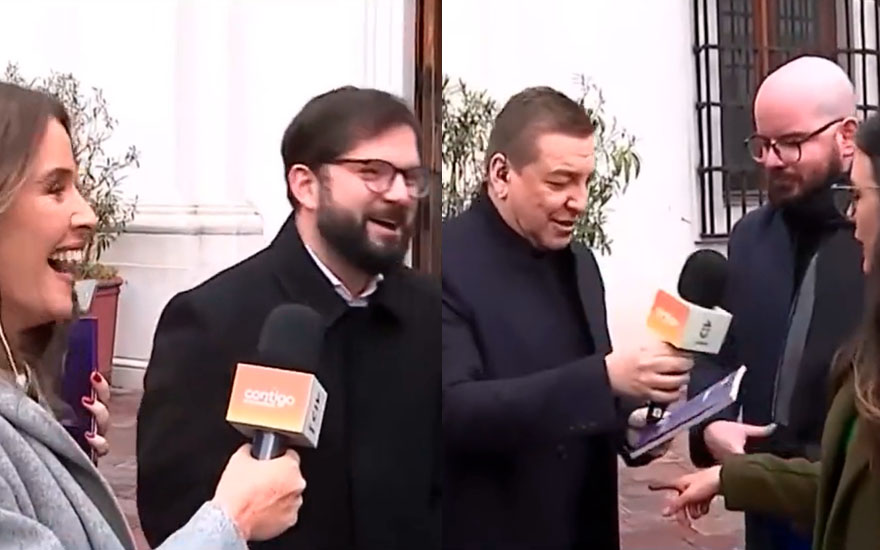 VIDEO. El curioso intercambio entre Boric, Monse Álvarez y JC Rodríguez